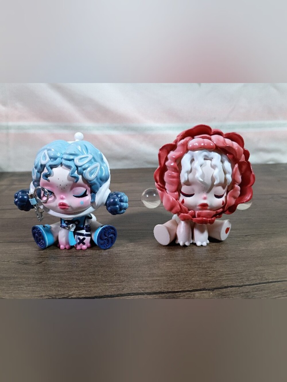 POP MART  AUTHENTIC Skullpanda Lot Of 2 Figures-Heart Seeker & Bloody Rose